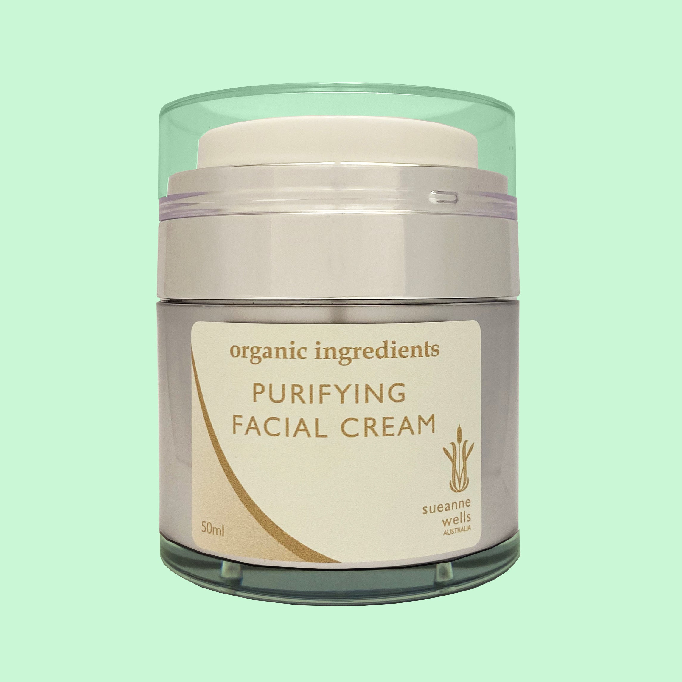 A light cream with amazing purifying and antioxidant properties. Dramatically transforms the look and feel of your skin. Contains Aloe Vera, Marine Collagen, Rice Bran Oil, Rose Hip Oil, Hyaluronic, Vitamin E, Green Tea Extract & Coenzyme Q10, Vegetable Glycerin, Plantaserv S, Rose Geranium Essential Oil. Skin Care, Chemical And Preservative Free, Plant Based, Australian Made.